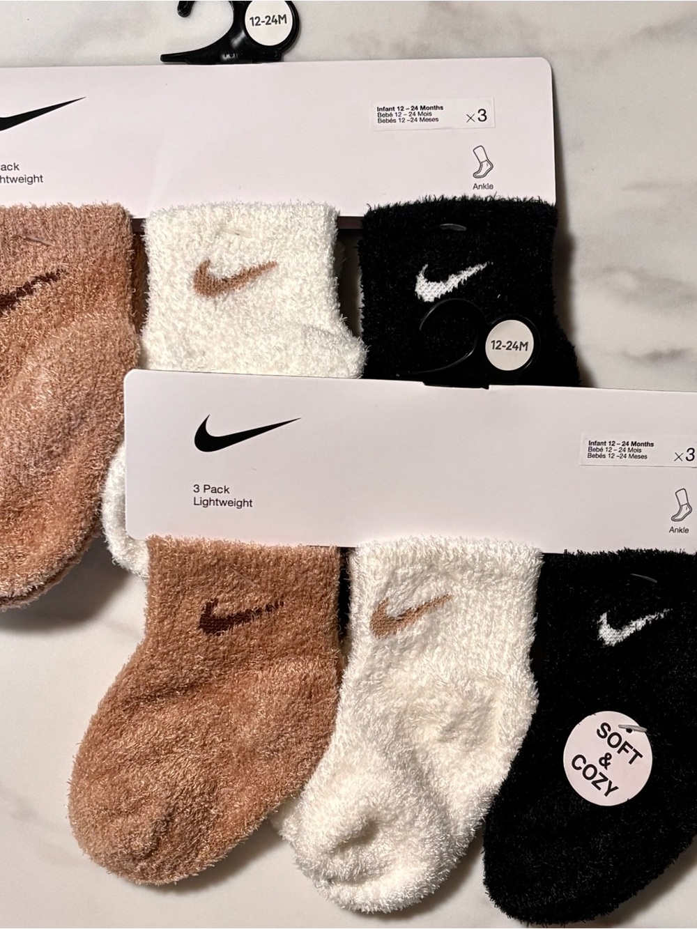 Nike Infant Gender Neutral Cozy Socks